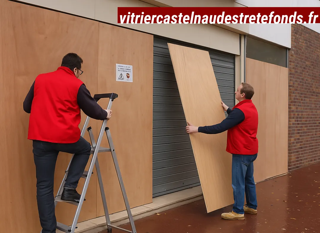 Mise en sécurité fermeture provisoire Castelnau-d'Estrétefonds